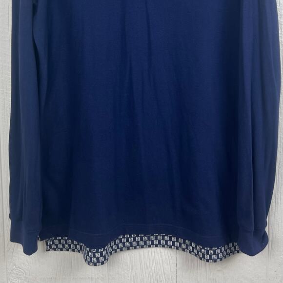 Phatfarm shirt men’s XL Polo Navy Blue with lots of detail. 90s Y2K Hip-Hop Def - Picture 4 of 9